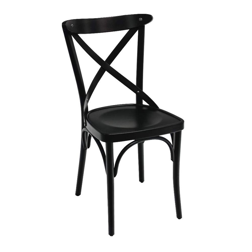 Chaise bistrot Cross wengé