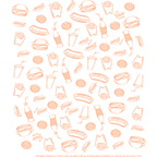 Papier burger Américain orange 33 x 40 cm 5 kg Mupa