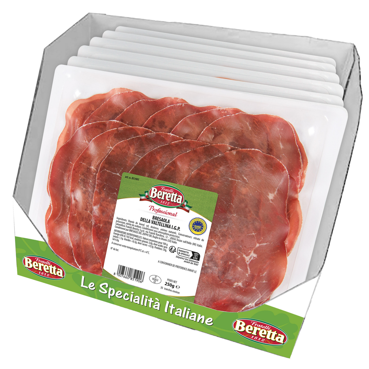 Beretta Bresaola IGP tranchée 250 g