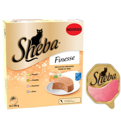 Mousses Finesse Pour Chat 12 X Boite 85 G Sheba Metro Mousses Finesse Pour Chat 12 X Boite 85 G Sheba Metro