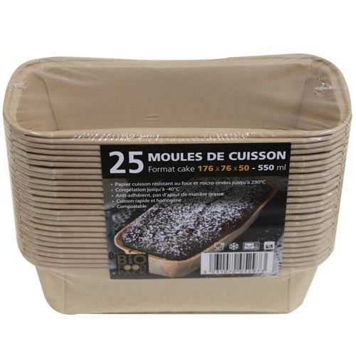 Moule de cuisson 1100 ml (vendu par 25)