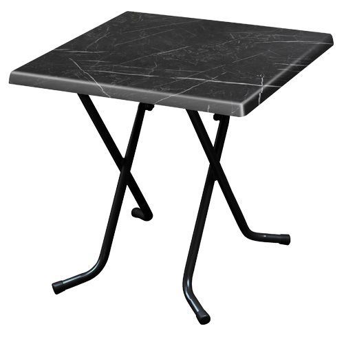 Table de terrasse pliante Alsace ardoise 70 x 70 cm SM France - 057164