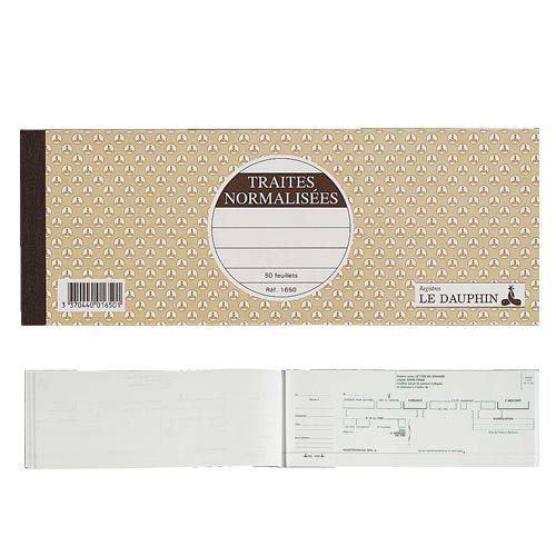 Carnet de traites normalisées