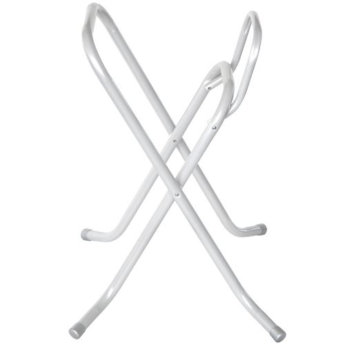 Pied de table Rochelle 2 rabattable pour plateau 110 x 70 cm blanc SM France - 057296