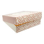 Boîte pâtissière colorée 23 x 5 cm 50 boîtes 