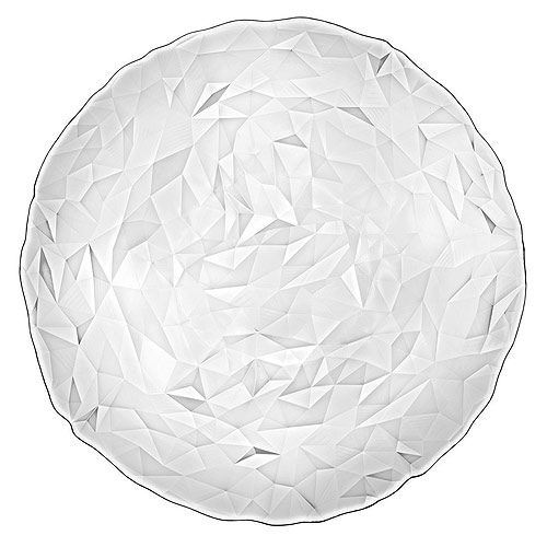 Assiette de présentation Diamond verre tranparent 33 cm Bormioli Rocco