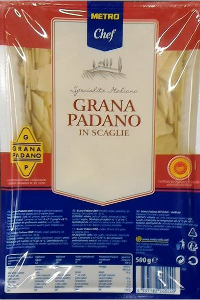 METRO Chef Grana Padano en copeaux AOP 28.4% MG 500 g