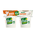 Vrai Yaourt chèvre nature BIO 2 x 125 g