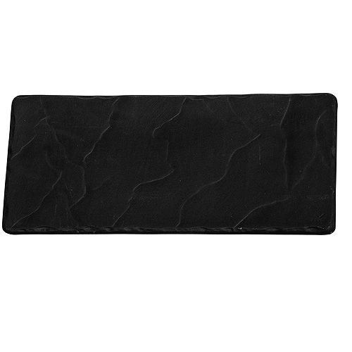 Assiette ardoise rectangle Basalt 25 x 12 cm Revol