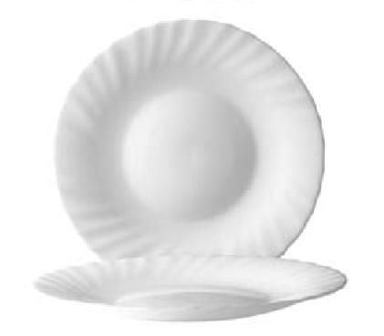 Assiette plate ronde Feston blanc 20 cm Bormioli Rocco