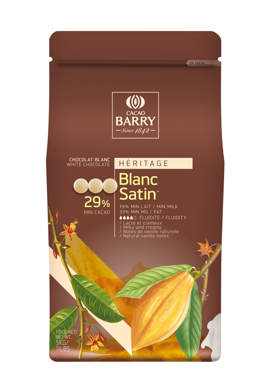 Cacao Barry Chocolat blanc Satin 29.2% 5 kg