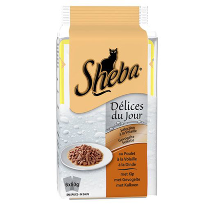 Delices Du Jour Volaille Sachets Pour Chat 6 X Boite 50 G Sheba Metro Delices Du Jour Volaille Sachets Pour Chat 6 X Boite 50 G Sheba Metro