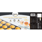 Geldelis Fond de mini-tartelette beurre crue à garnir (vendu par 60) 540 g