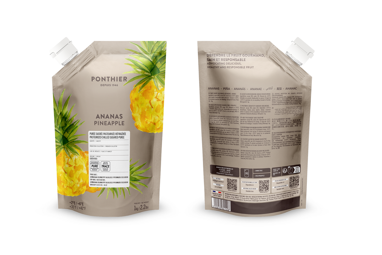 Ponthier Purée d'ananas 1 kg