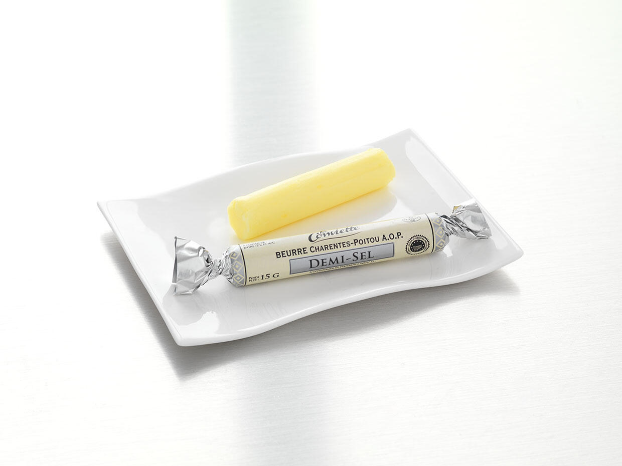 Conviette Beurre demi-sel AOP bâtonnet 30 x 15 g soit 450 g