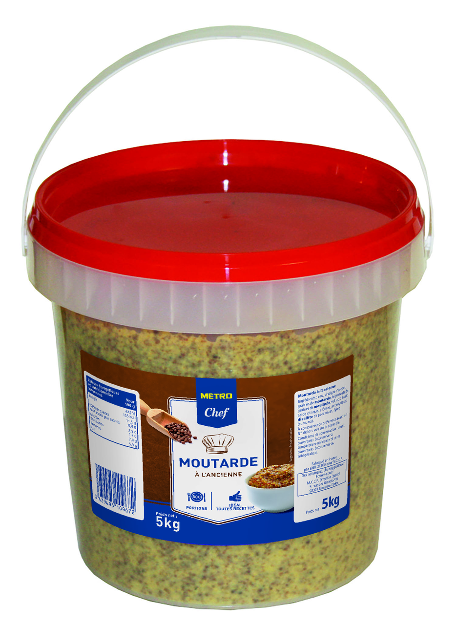 METRO Chef Moutarde à l'ancienne 5kg