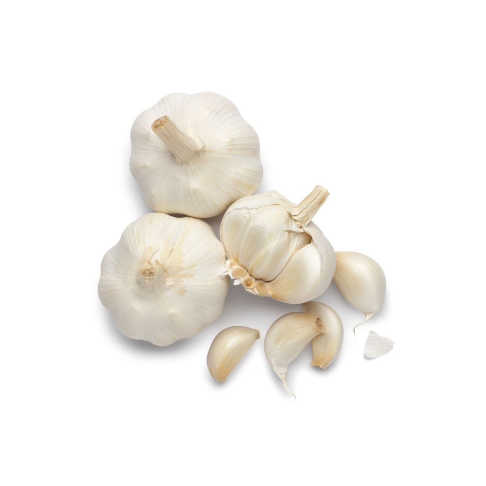Ail blanc filet 3 têtes calibre 60/80 mm catégorie 1 France
