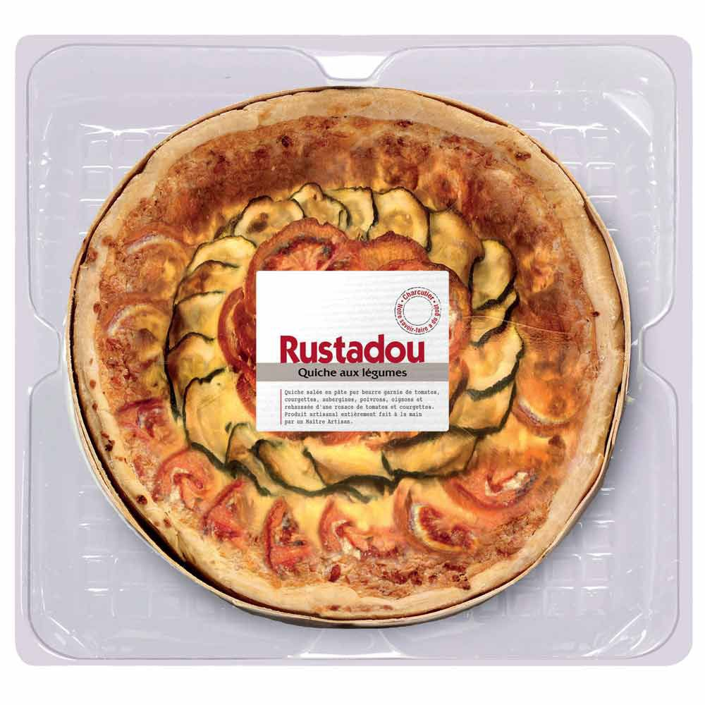 Rustadou Quiche aux légumes 2.8 kg environ