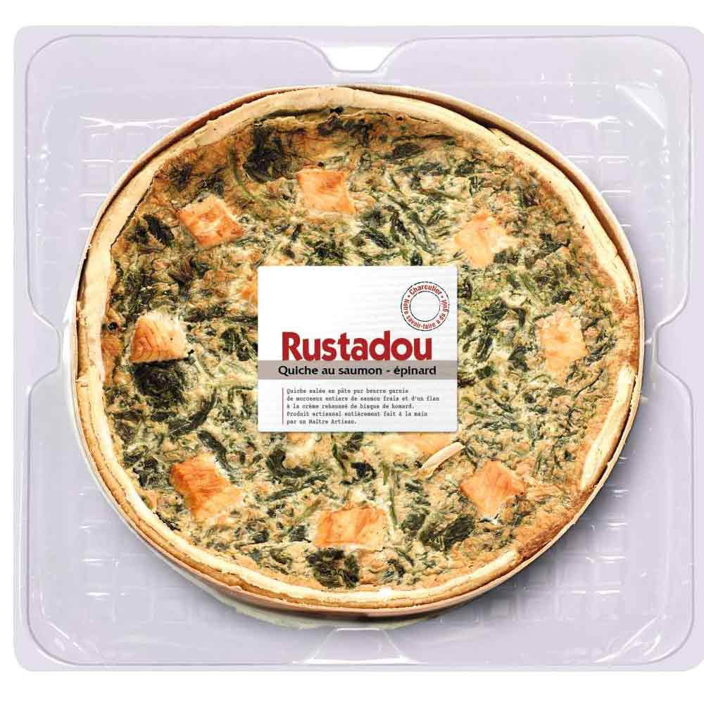 Kirn Quiche saumon épinard 2.8 kg