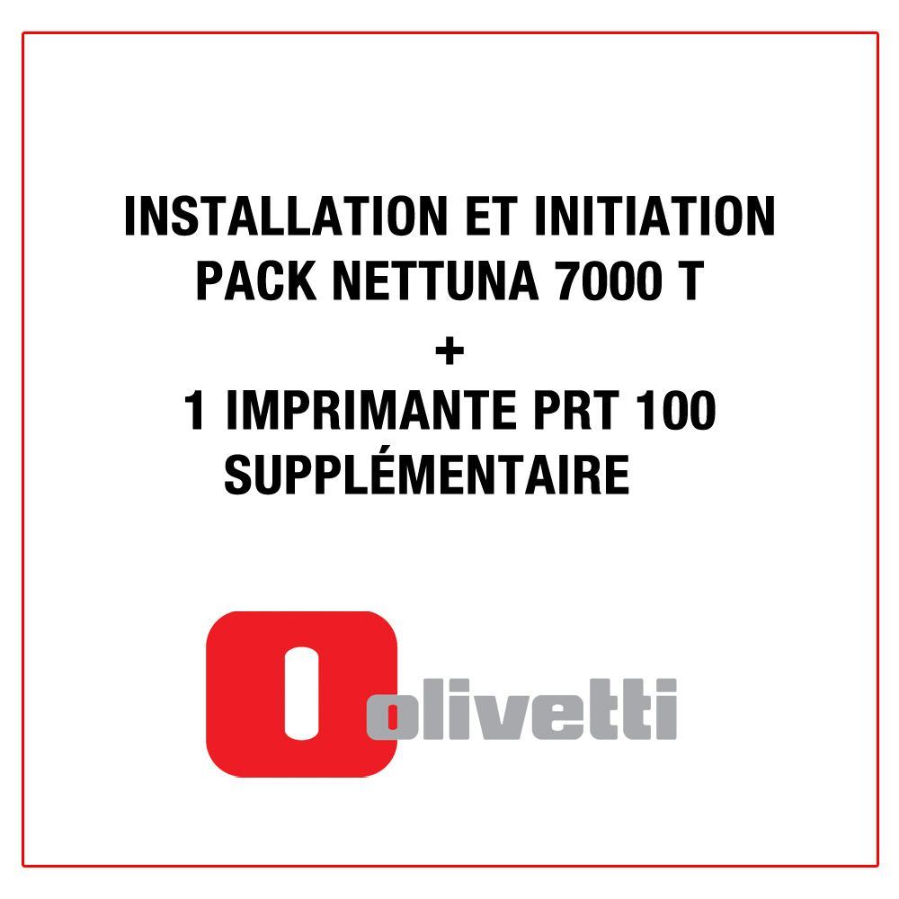 Installation et initiation pack Nettuna 7000 T + 1 imprimante PRT 100 supplémentaire Olivetti