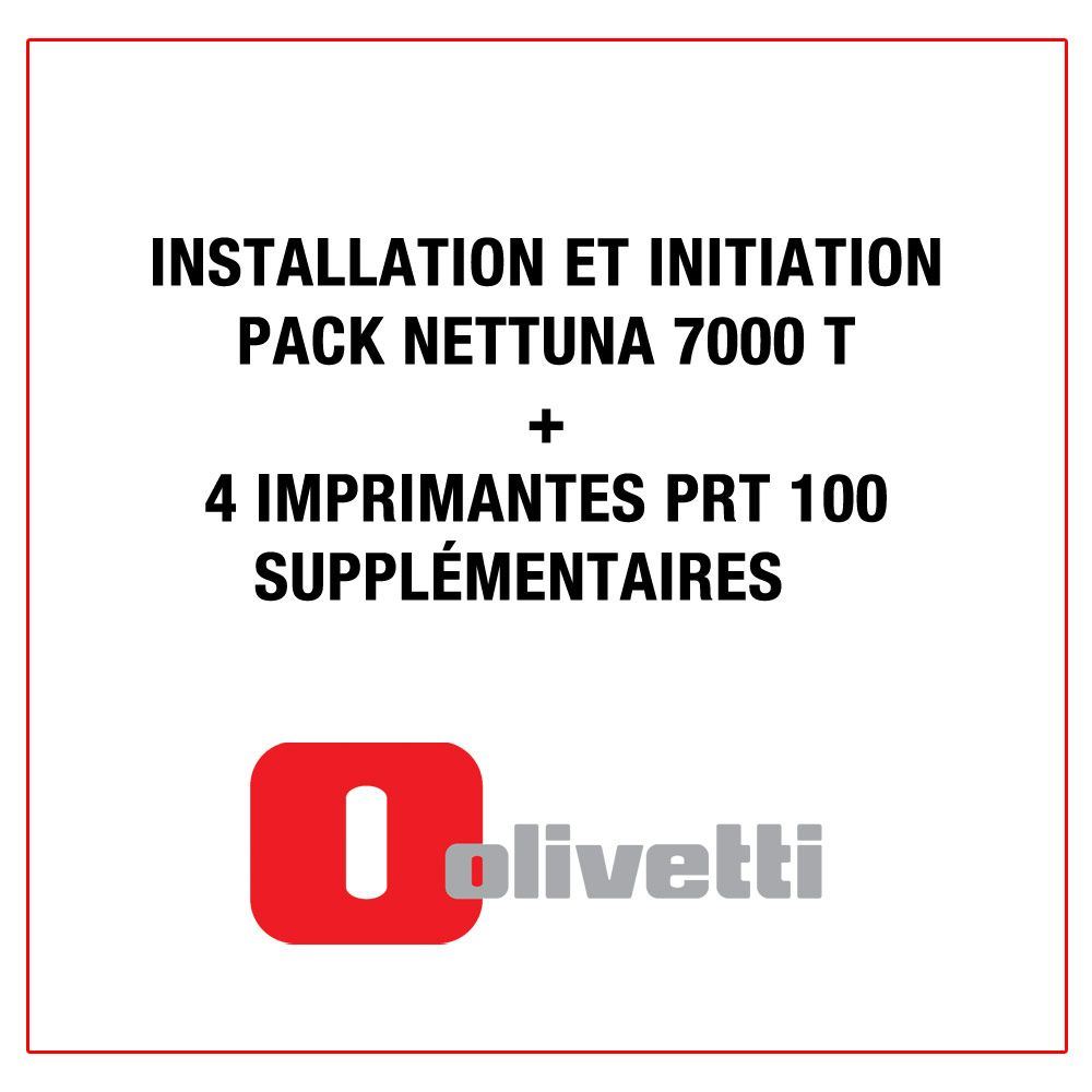 Installation et initiation pack Nettuna 7000 T + 4 imprimantes PRT 100 supplémentaires Olivetti