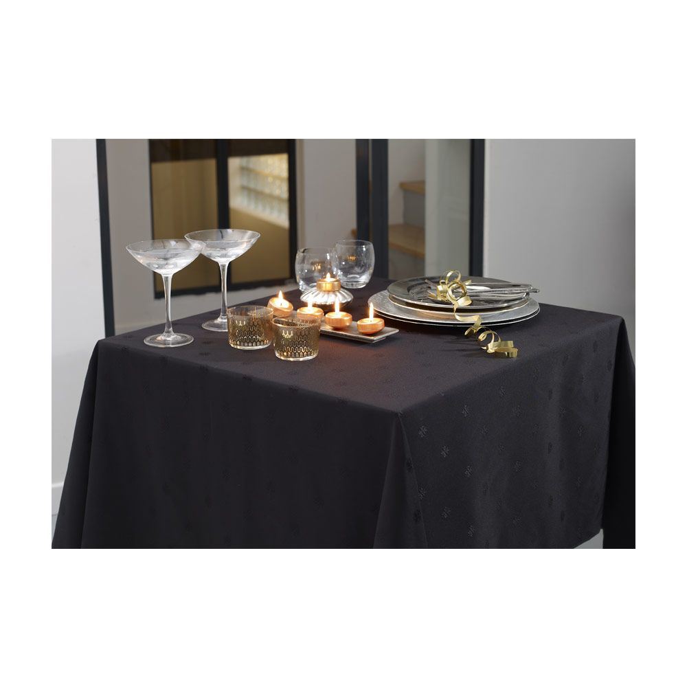 Nappe noir 300 x 300 cm H-Line