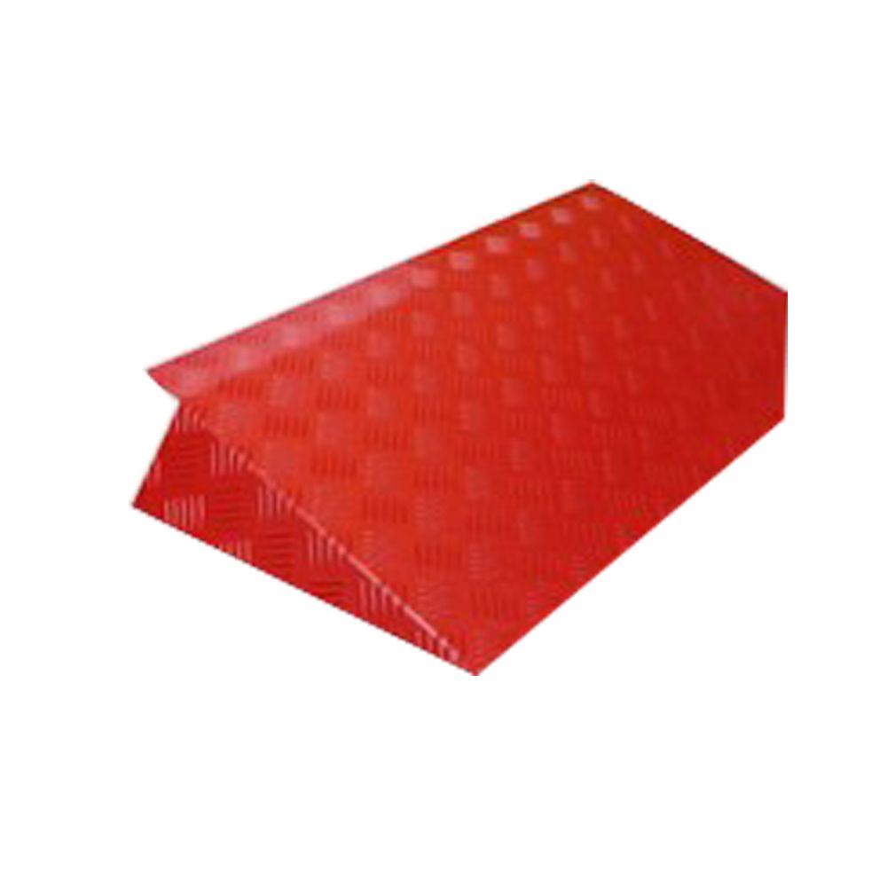 Rampe de seuil aluminium rouge L.34 cm Handinorme