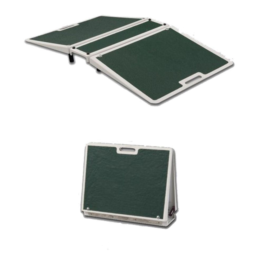 Rampe de seuil pliante fibre de verre L.76 cm Handinorme