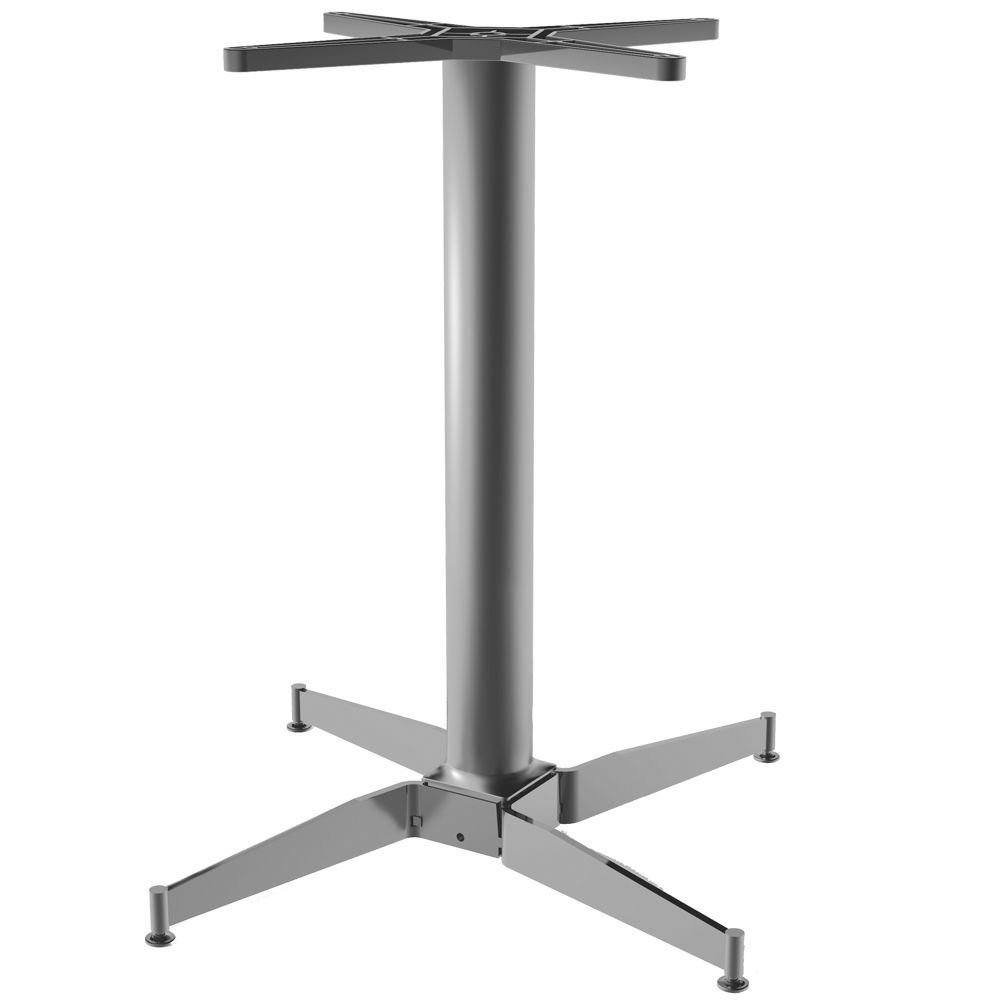 Pied de table central Industry fixe silver SM France
