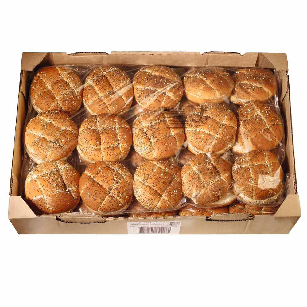 Harrys Pain hamburger maxi pavot sarrasin 30 x 85 g