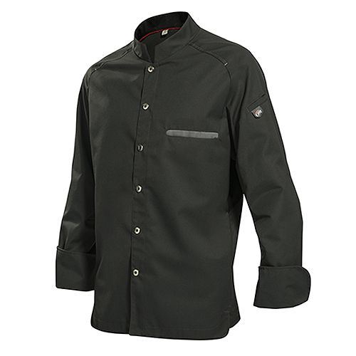 Veste de cuisine homme gris anthracite Graphite T.XXL