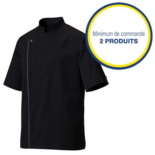 Veste de cuisine homme noir Anaba T.M