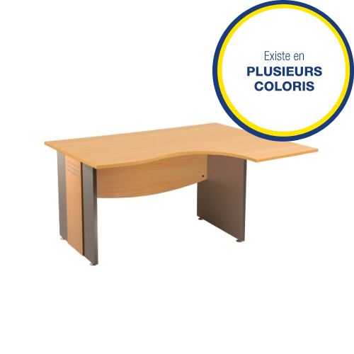 Bureau opérationnel retour droite Triade L.160 cm (coloris au choix)