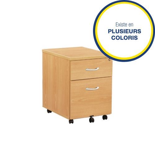 Caisson mobile 2 tiroirs Triade (coloris au choix)