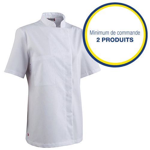 Veste de cuisine manches courtes Femme blanc Busi T.4