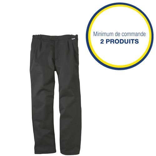 Pantalon de cuisine homme noir T.50
