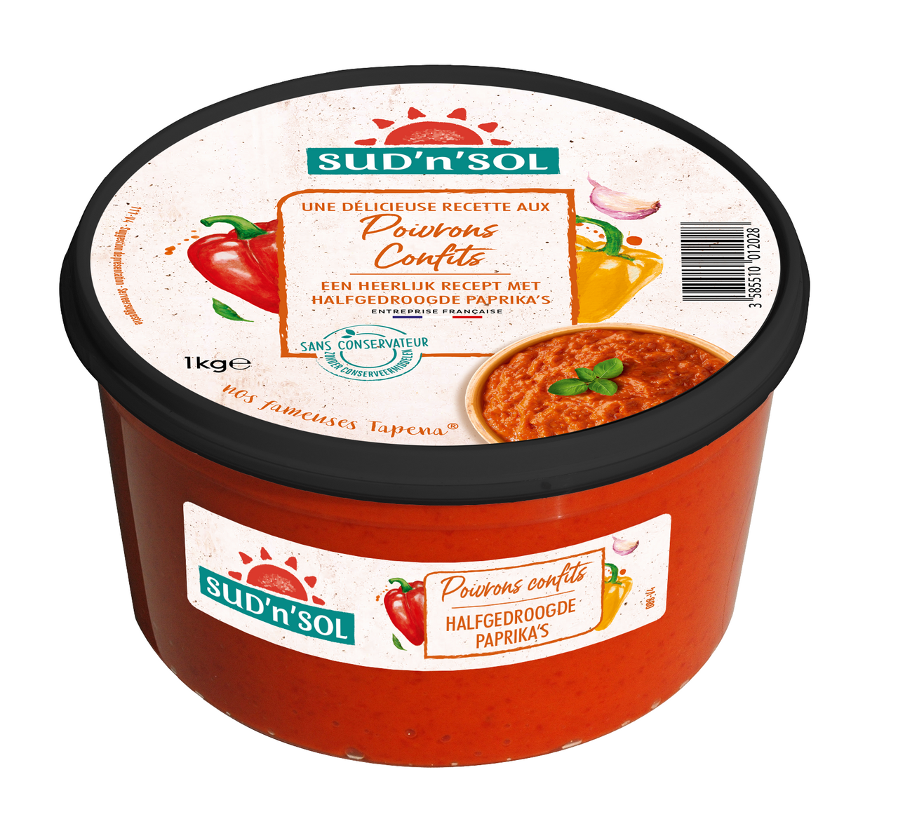 Sud'N'Sol Tapena de poivrons 1 kg