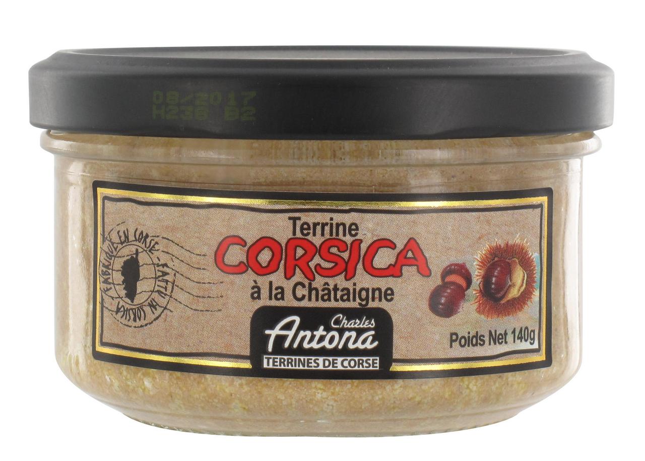Charles Antona Terrine Corsica à la châtaigne 140 g
