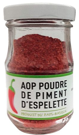 Poudre de piment d'Espelette AOP 40 g