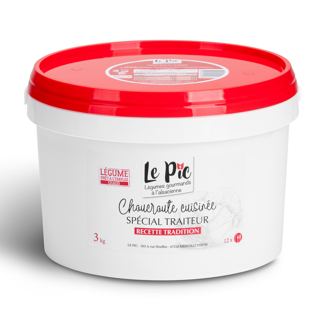 Le Pic Choucroute cuisinée 3 kg