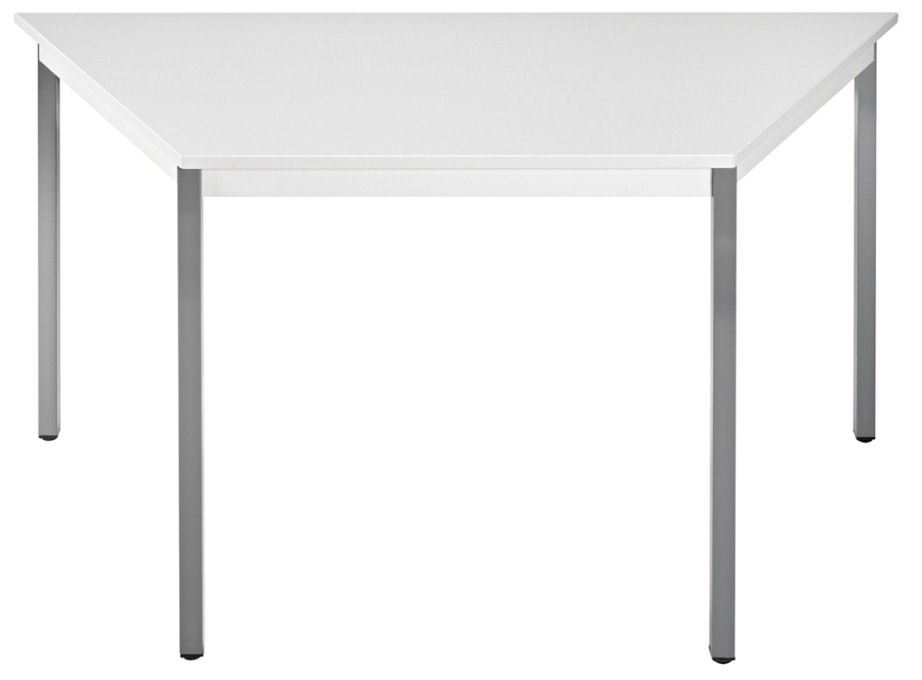 Table de réunion Modulaire trapèze gris clair 140 x 70 cm