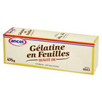 Ancel Gélatine en feuilles Qualité Or 475 g