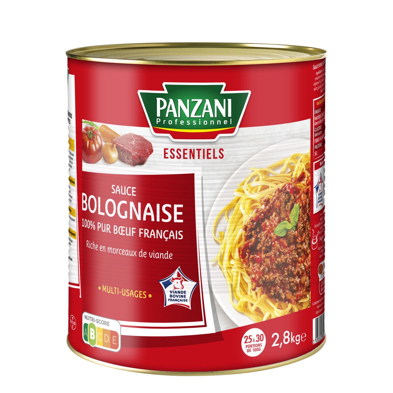 Panzani Sauce bolognaise boîte 3/1 soit 2.8 kg