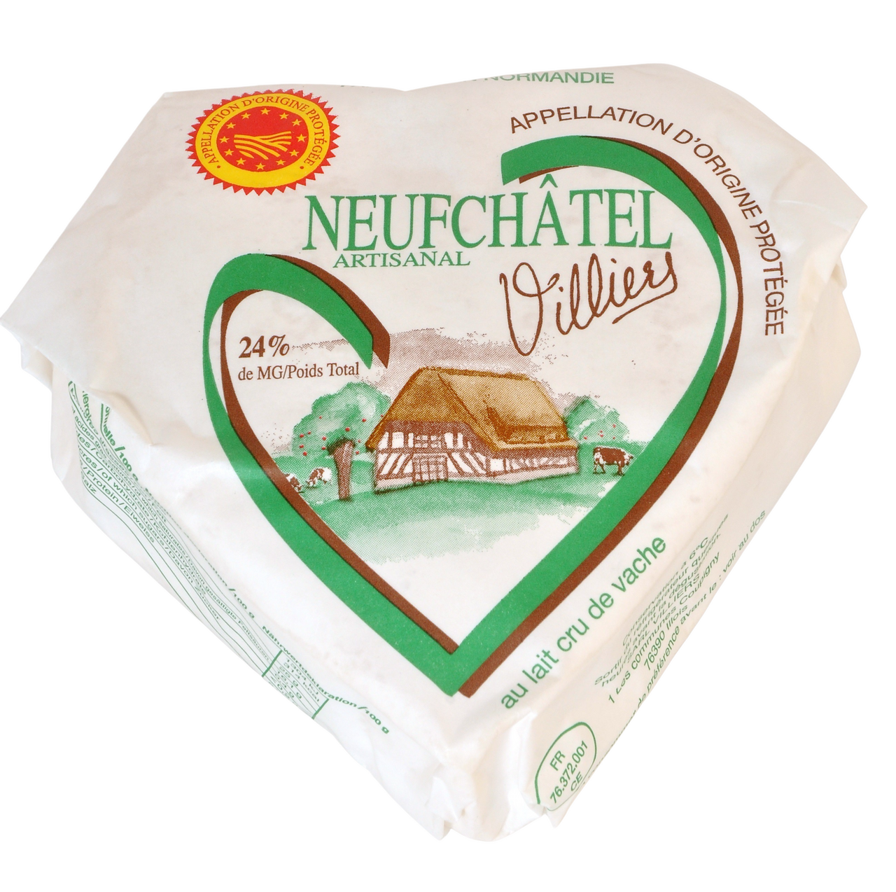 Villiers Neufchatel Coeur AOP sous film 200 g