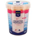 METRO Chef Crevettes tropicales décortiquées calibre 90/150 900 g