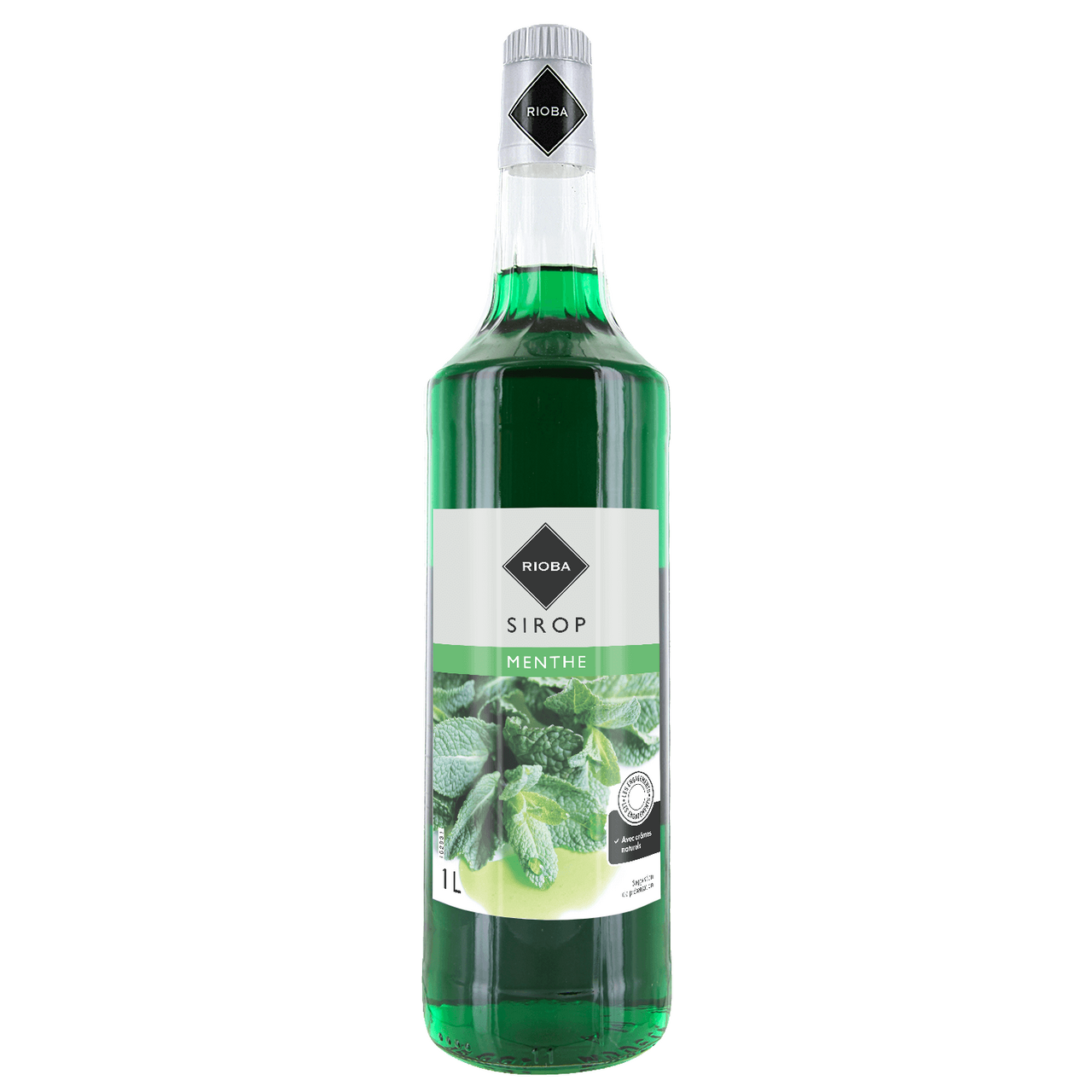 RIOBA Sirop de menthe verte 1 L verre perdu