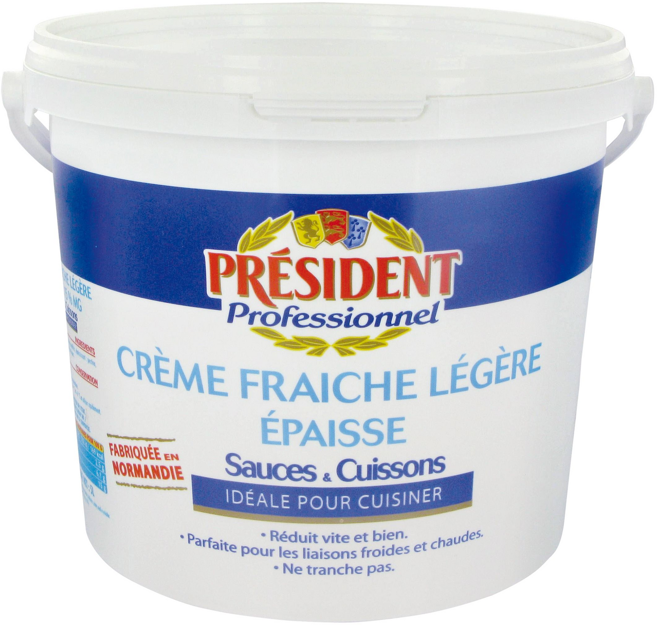 PRESIDENT Professionnel Crème fraîche épaisse 15% 5 kg