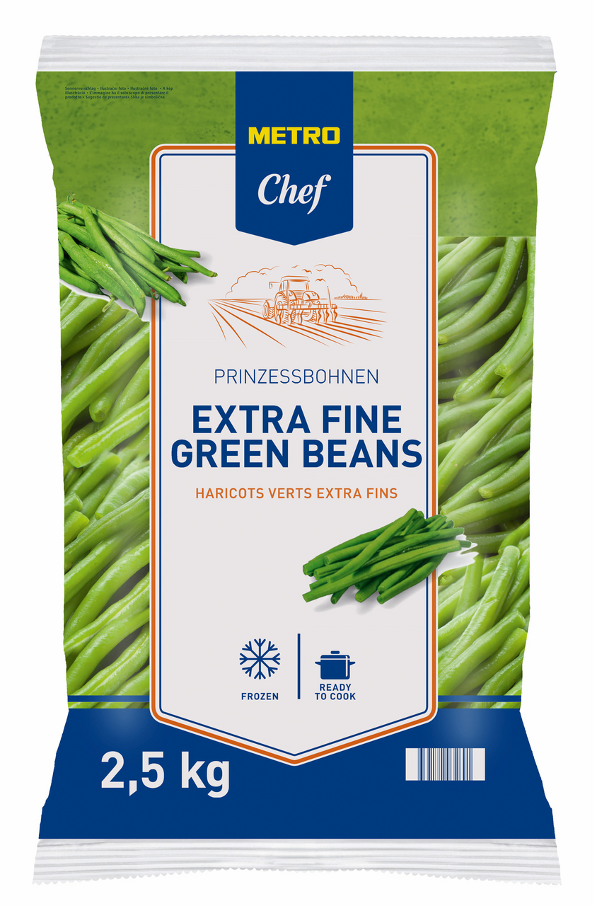 METRO Chef Haricots verts extra fins 2.5 kg