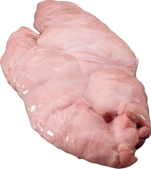 Ris de veau gorge sous vide élevé et abattu en France