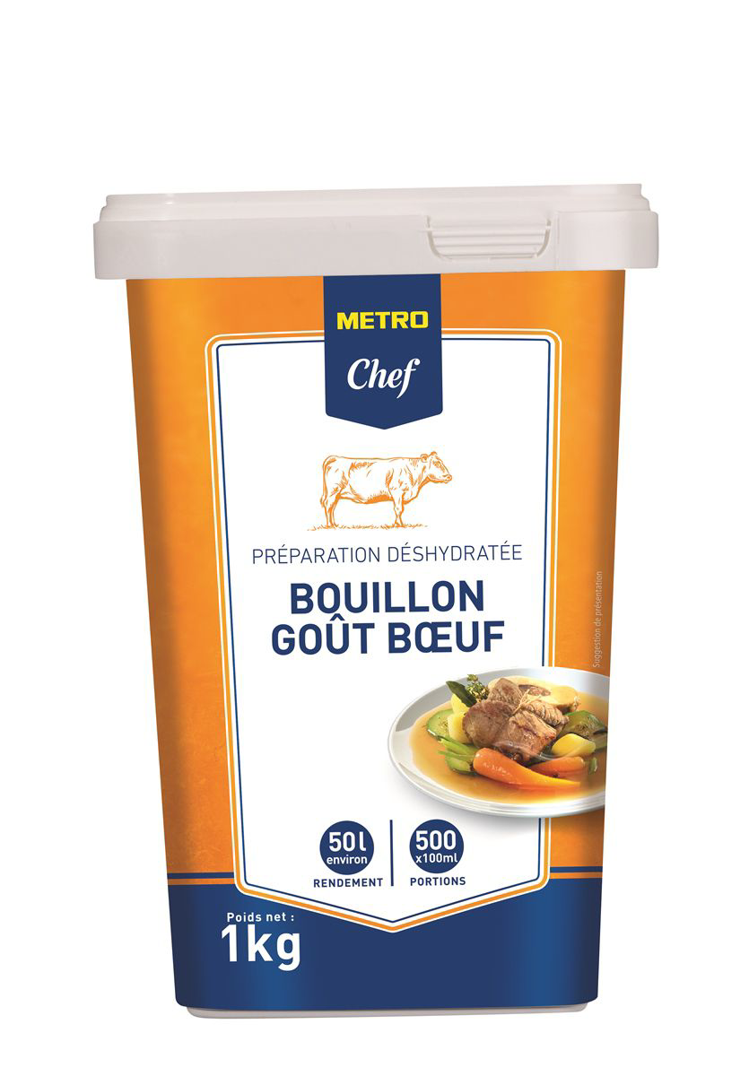 METRO Chef Bouillon de boeuf 50 L - 1 kg 